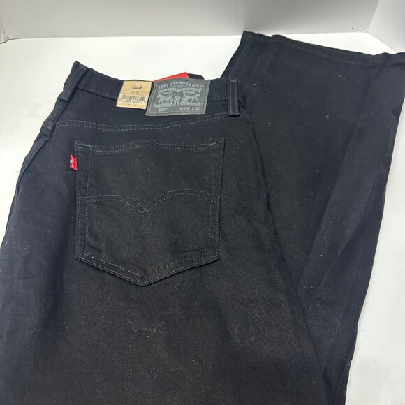 Levi's Men's 559 Relaxed Straight Fit Jeans Soft Black 36W x 30L - Picture 1 of 7